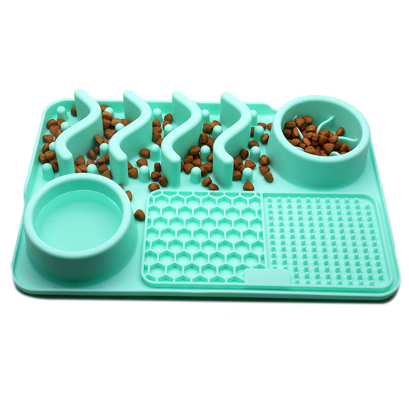 Silicone hondensnackmat in verschillende kleuren