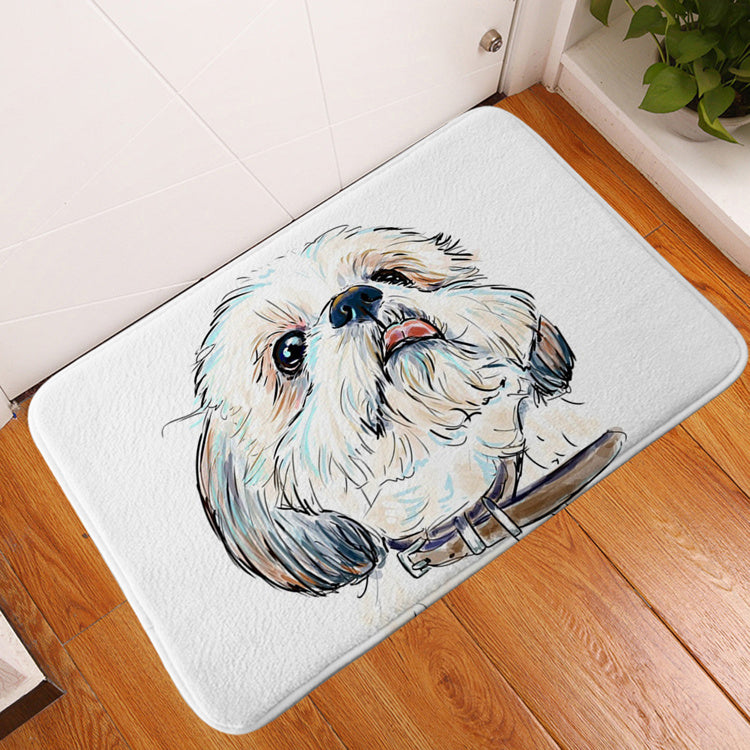 Flanellen vloermatjes verschillende designs