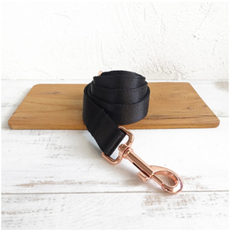 Trendy halsband zwart/brons