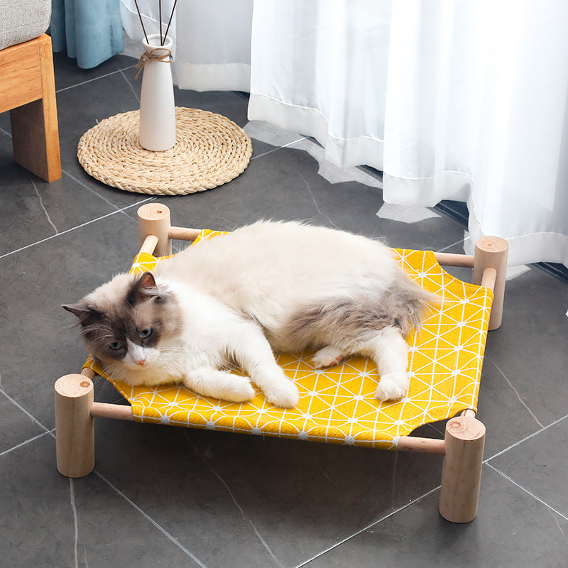 Houten frame waterproof hangmatjes