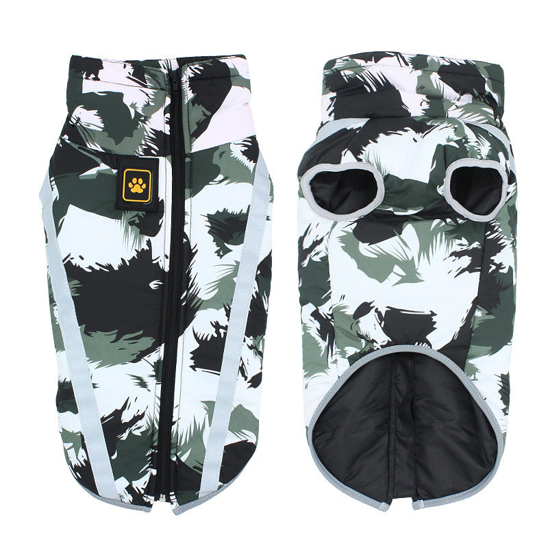 Mesh hondenjas met fleece