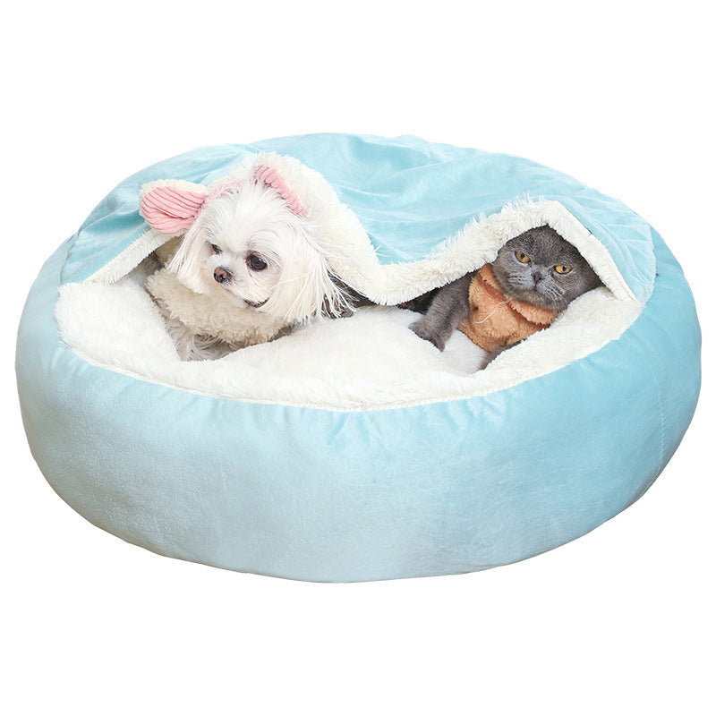 Orthopedisch waterproof bed met dekentje voor knus gevoel