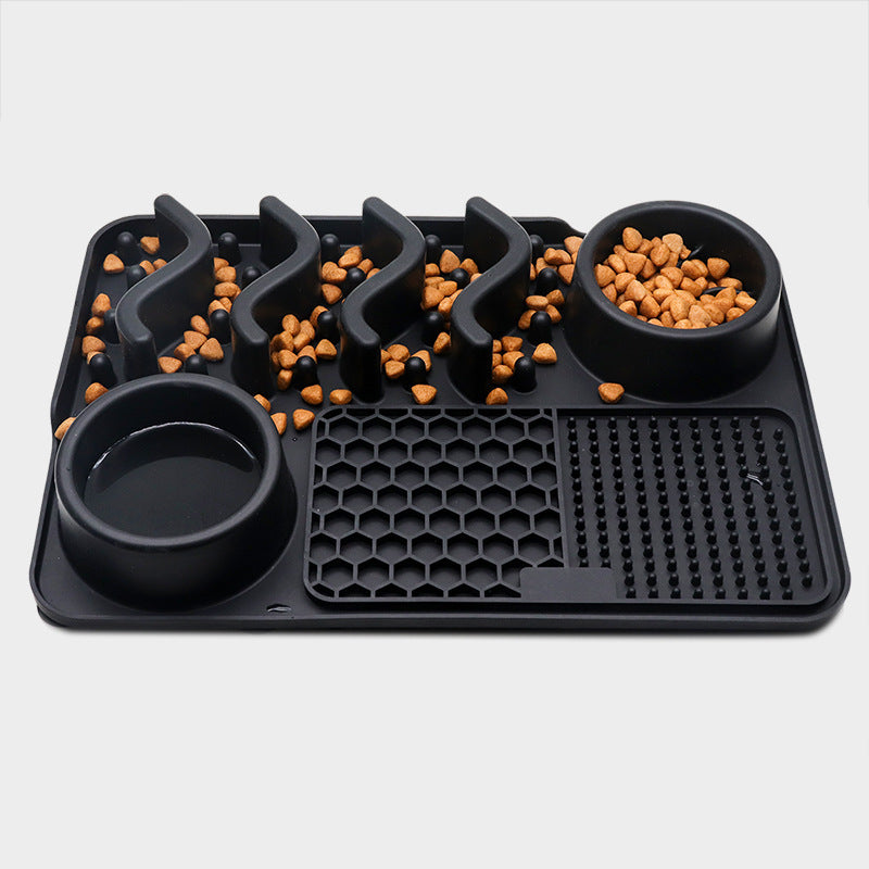 Silicone hondensnackmat in verschillende kleuren