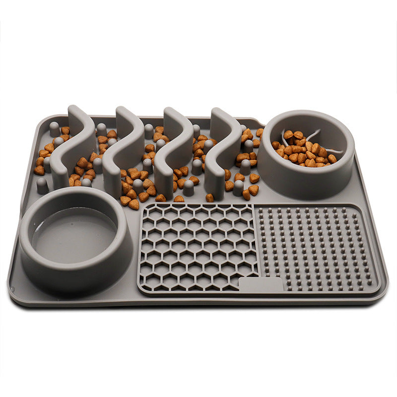 Silicone hondensnackmat in verschillende kleuren