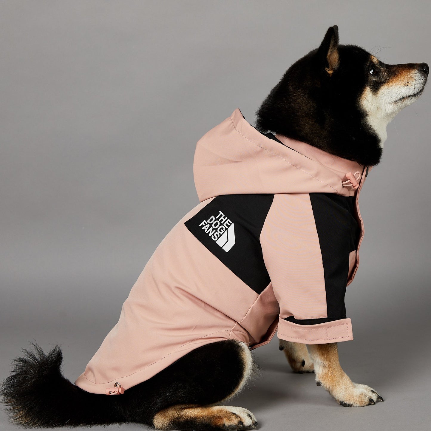 Waterdichte regenjas roze