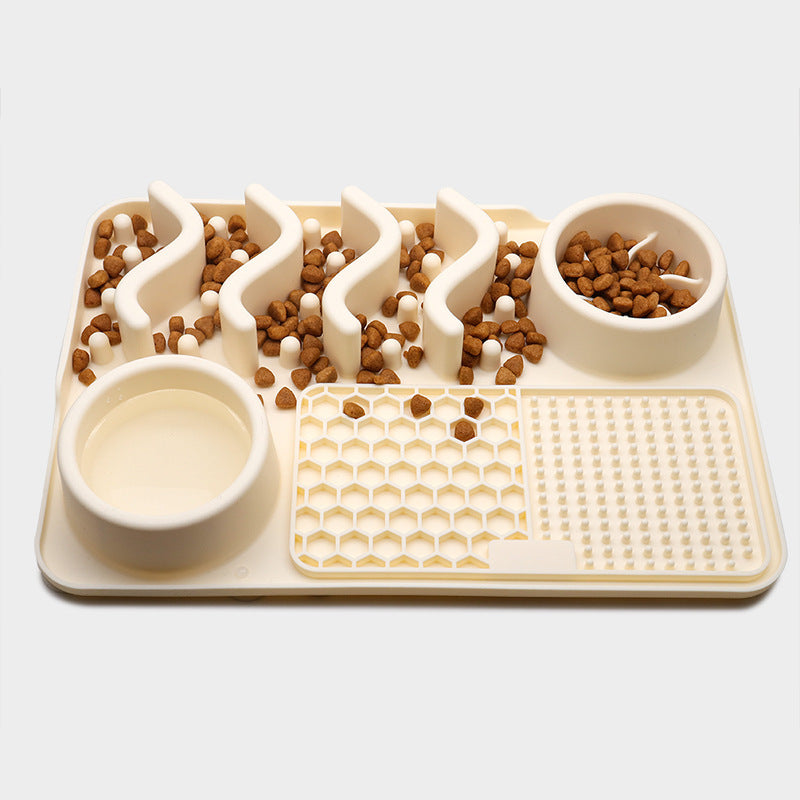 Silicone hondensnackmat in verschillende kleuren