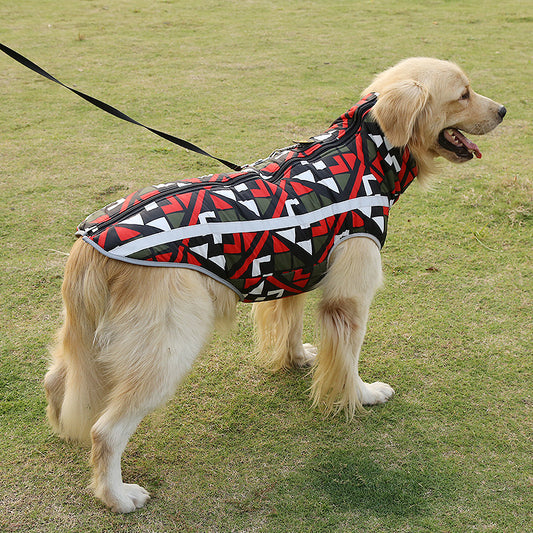 Mesh hondenjas met fleece