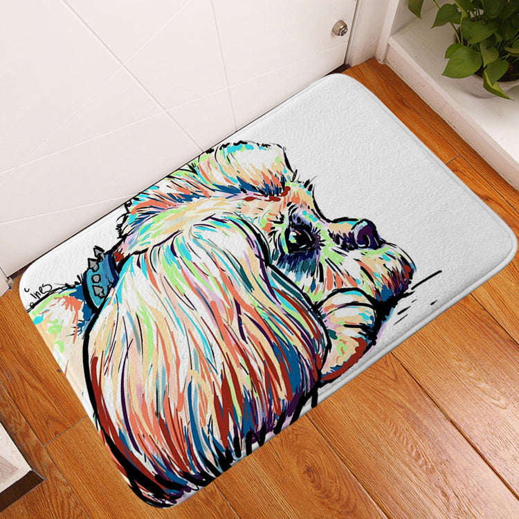 Flanellen vloermatjes verschillende designs