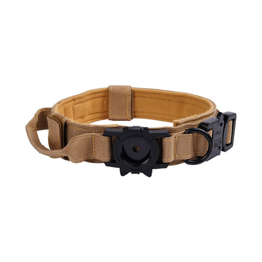Trainingshalsband gemaakt van militair nylon voorzien voor Airtag