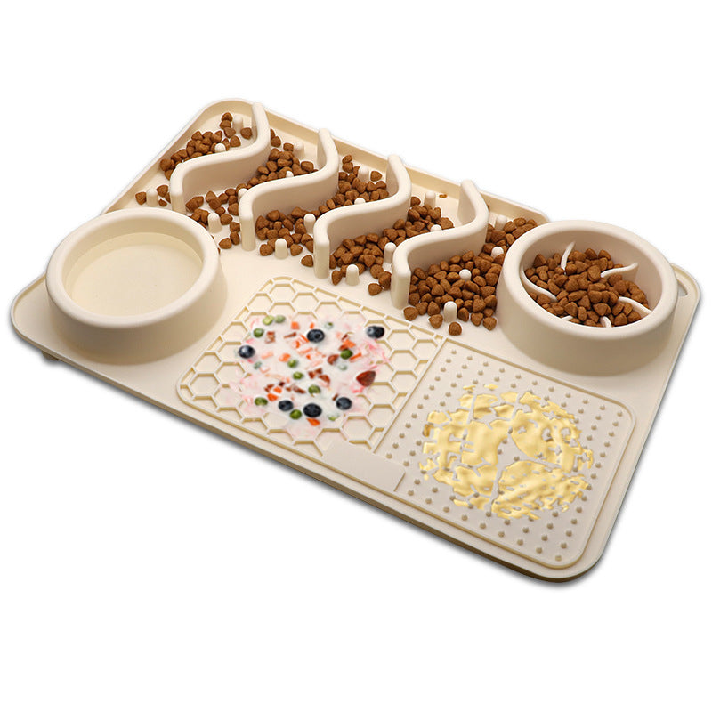 Silicone hondensnackmat in verschillende kleuren