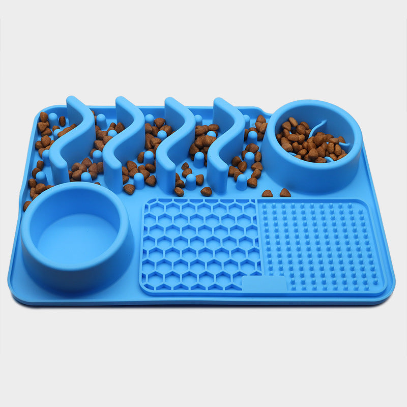 Silicone hondensnackmat in verschillende kleuren