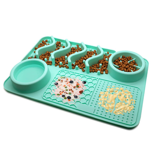 Silicone hondensnackmat in verschillende kleuren