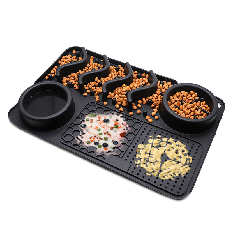 Silicone hondensnackmat in verschillende kleuren
