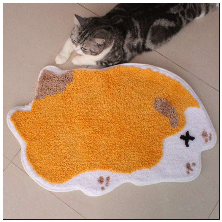 Cartoon anti-slip kat of corgi matjes