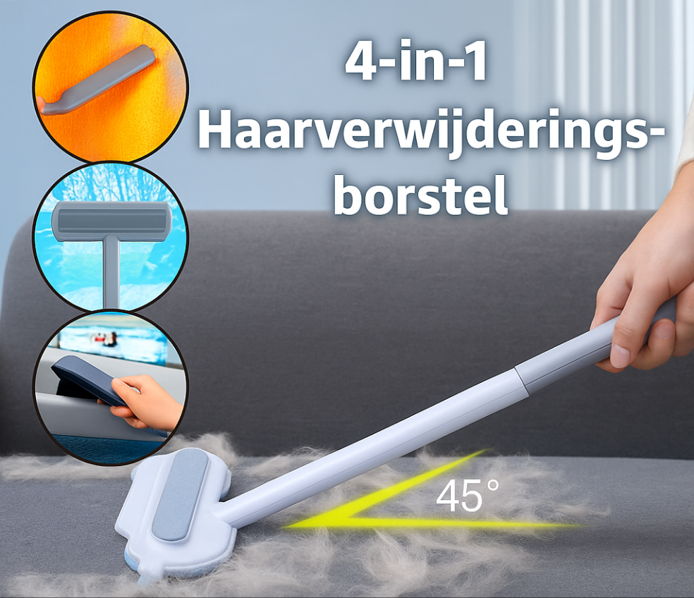 1+1 GRATIS Multifunctionele haarverwijderborstel