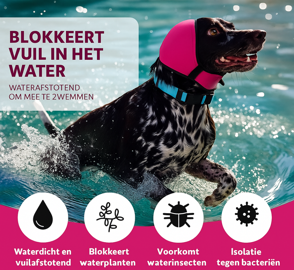 Waterproof oorbescherming geschikt voor zwemmen of lawaai
