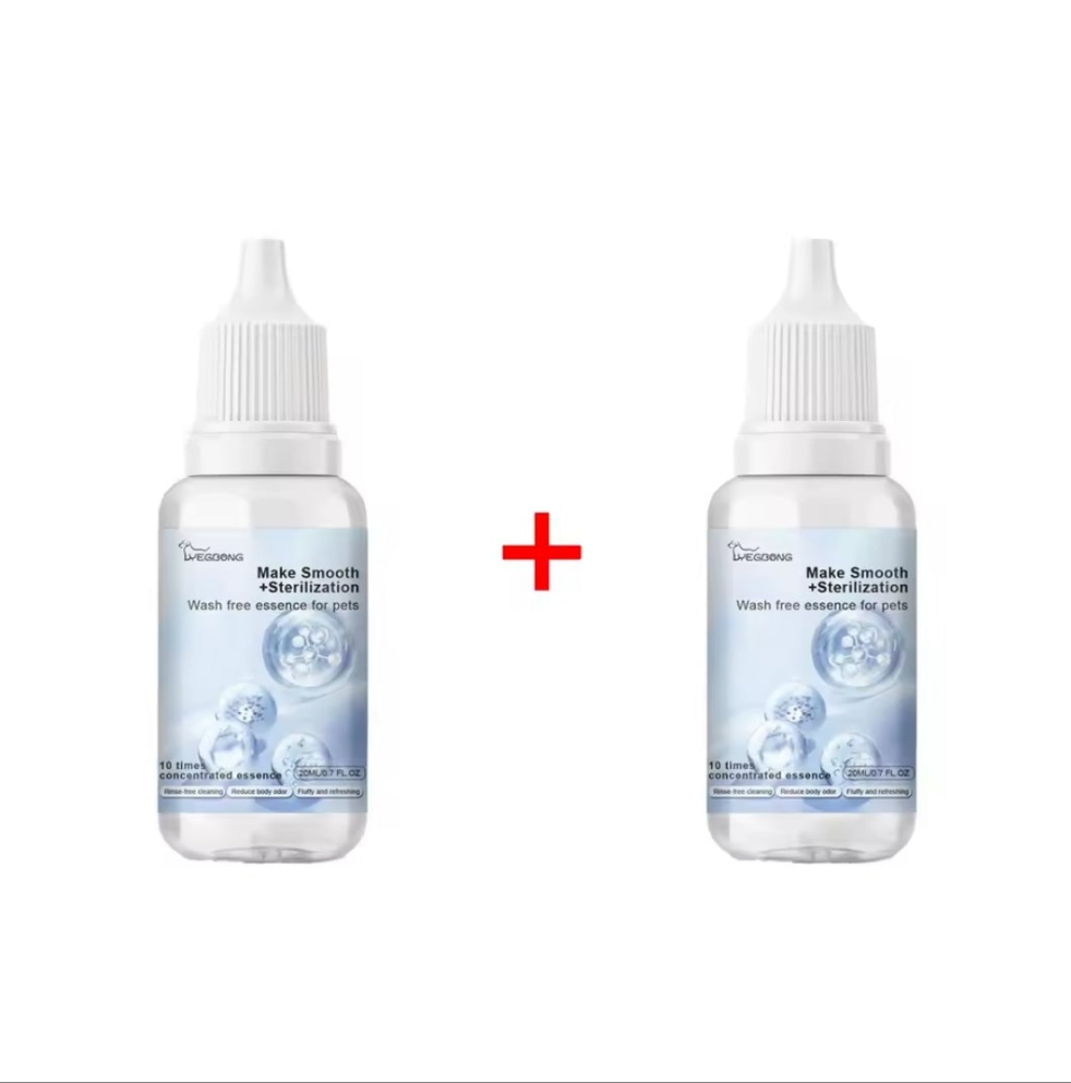 BUNDEL 2 OF 3 STUKS. Vachtverfrissende shampoodruppels compatibel met de stoomborstels