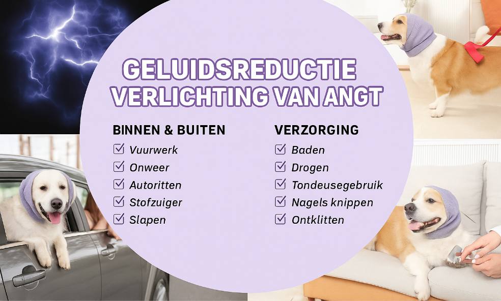 Oorbescherming tegen angst en stress