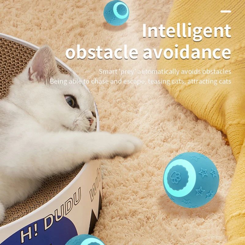 Slimme interactieve bal voor katten