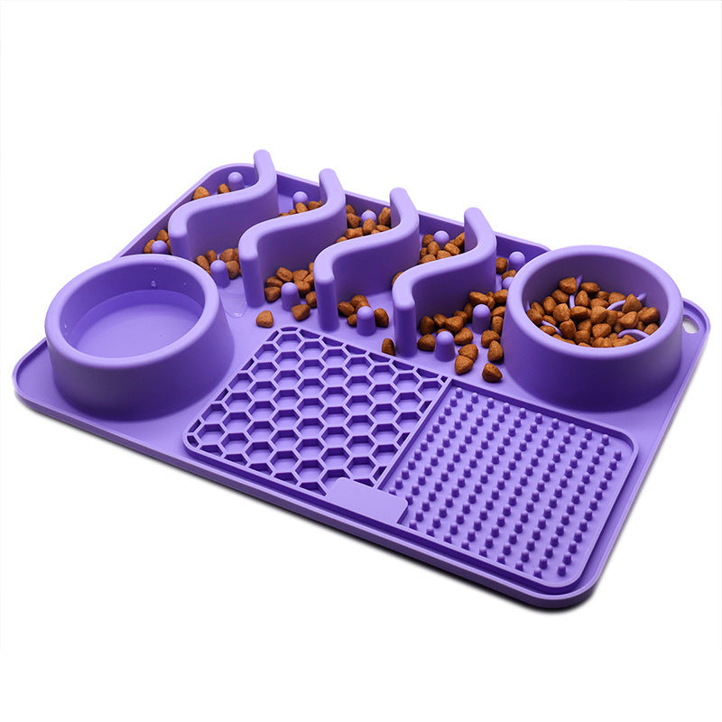 Silicone hondensnackmat in verschillende kleuren
