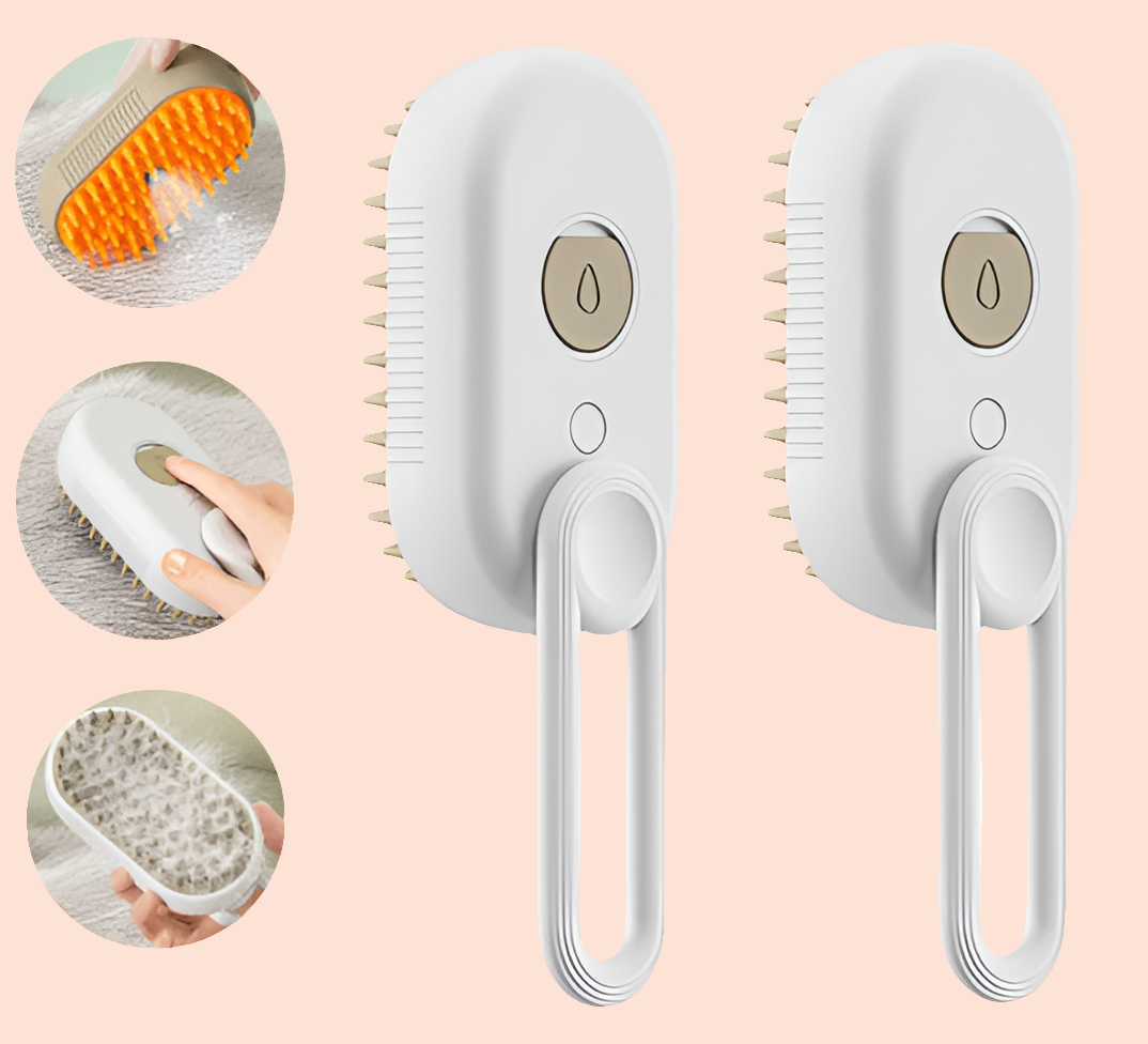 1+1 GRATIS! 3-in-1 wellness massage stoomborstel