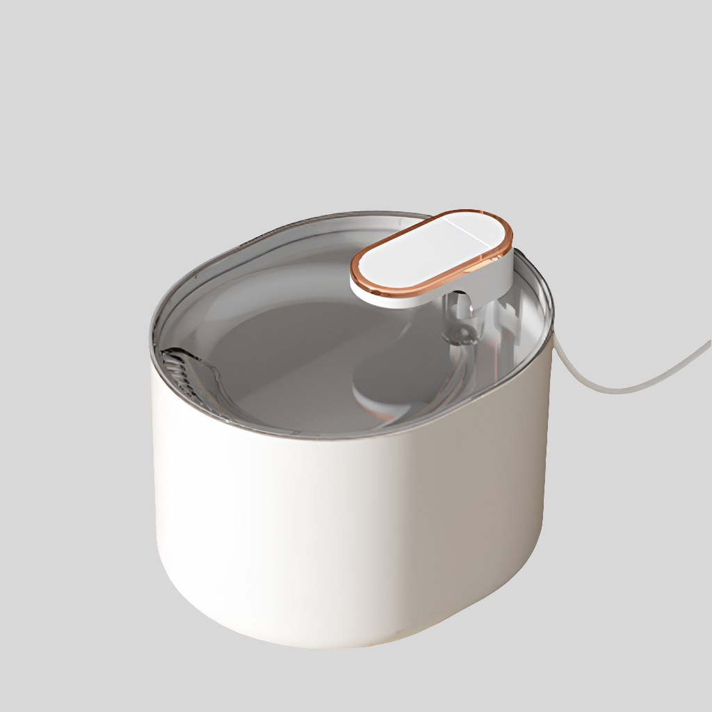 Automatische waterfontein met filter