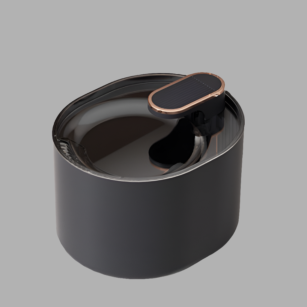 Automatische waterfontein met filter