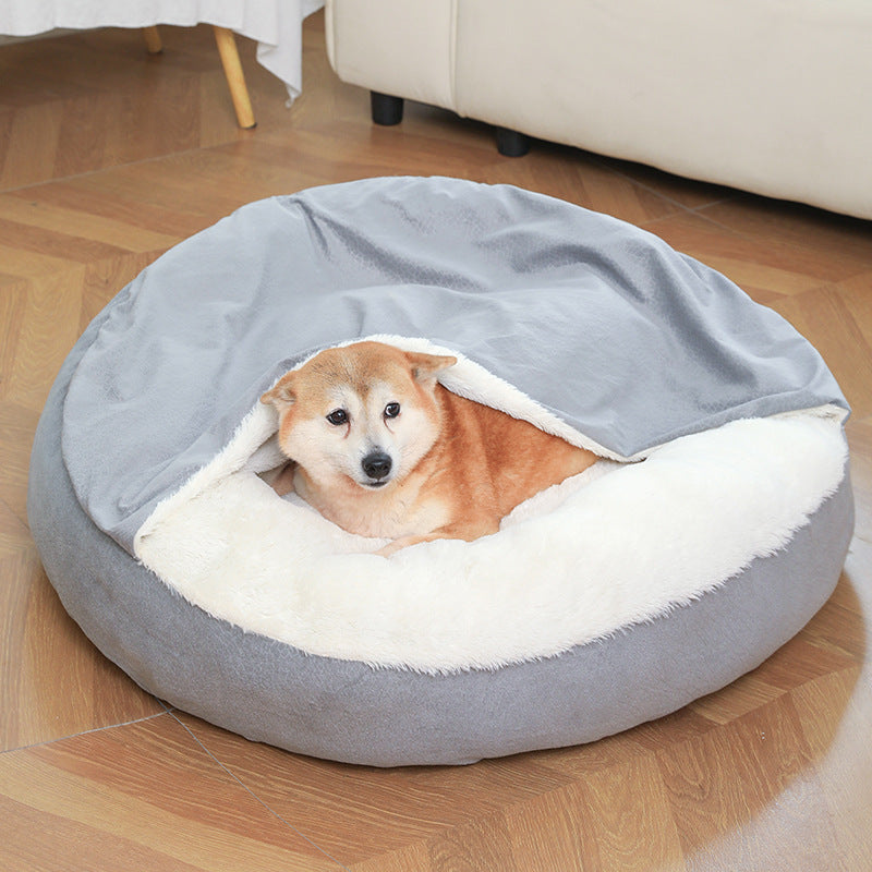 Orthopedisch waterproof bed met dekentje voor knus gevoel
