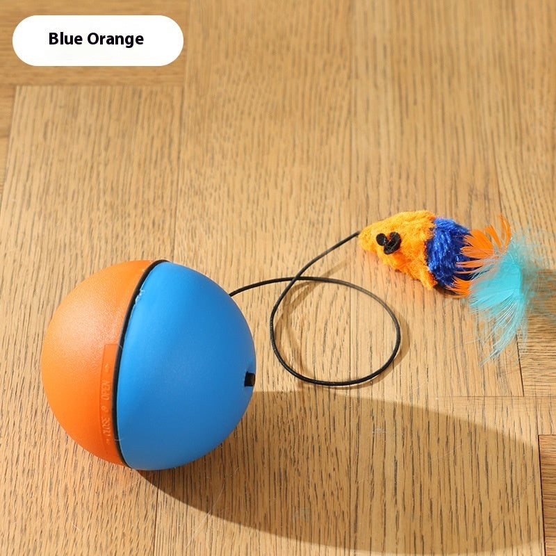 Interactieve rollende bal met muis