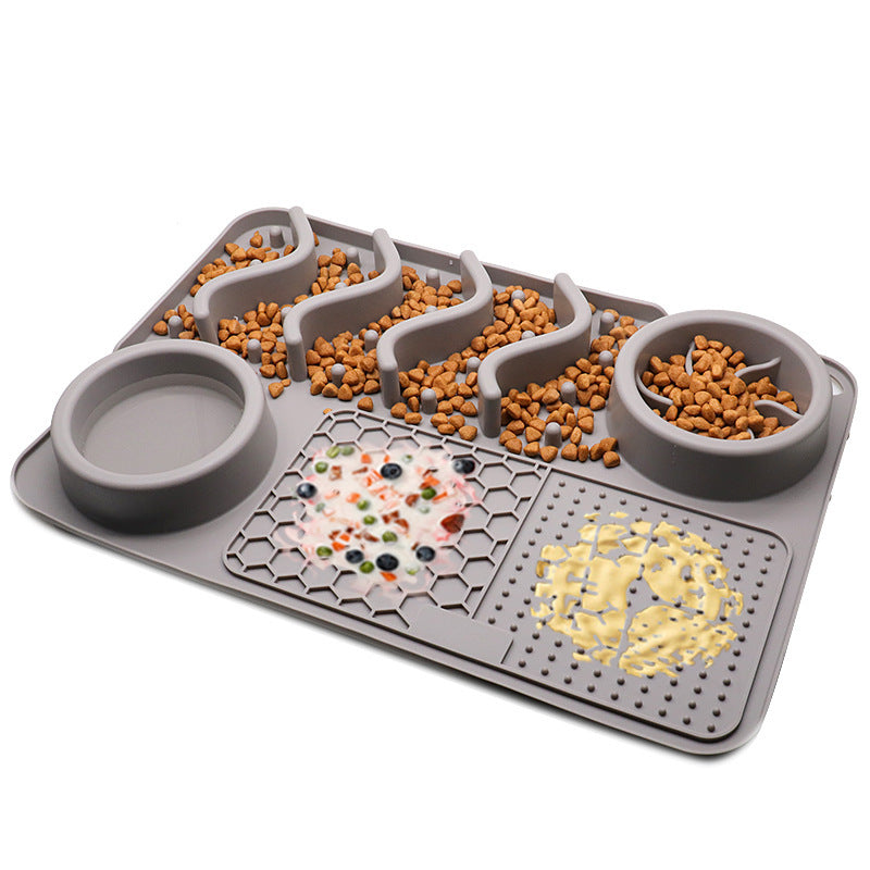 Silicone hondensnackmat in verschillende kleuren