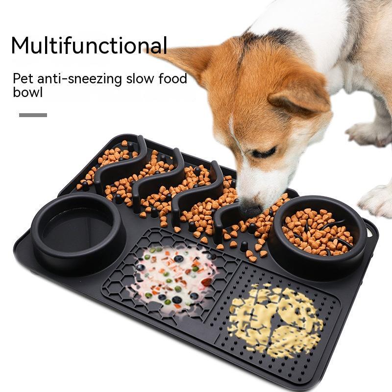Silicone hondensnackmat in verschillende kleuren