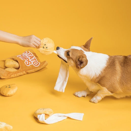 Potato chips, interactieve speeltjes
