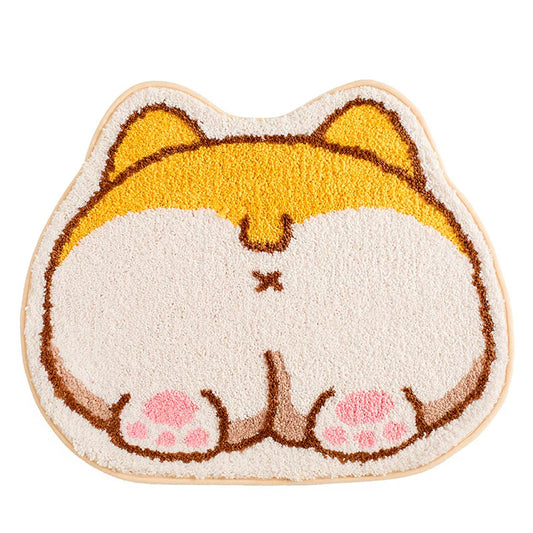 Cartoon anti-slip kat of corgi matjes