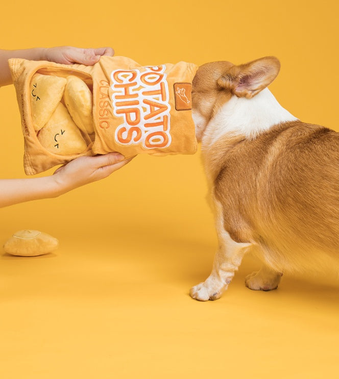 Potato chips, interactieve speeltjes