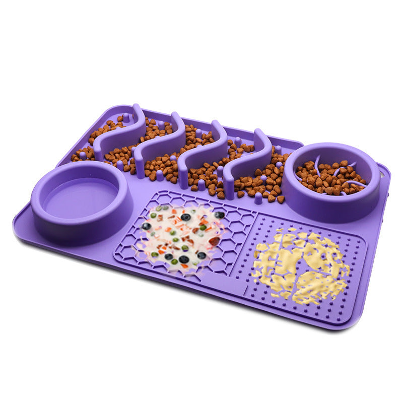 Silicone hondensnackmat in verschillende kleuren