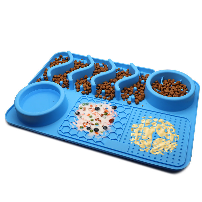 Silicone hondensnackmat in verschillende kleuren