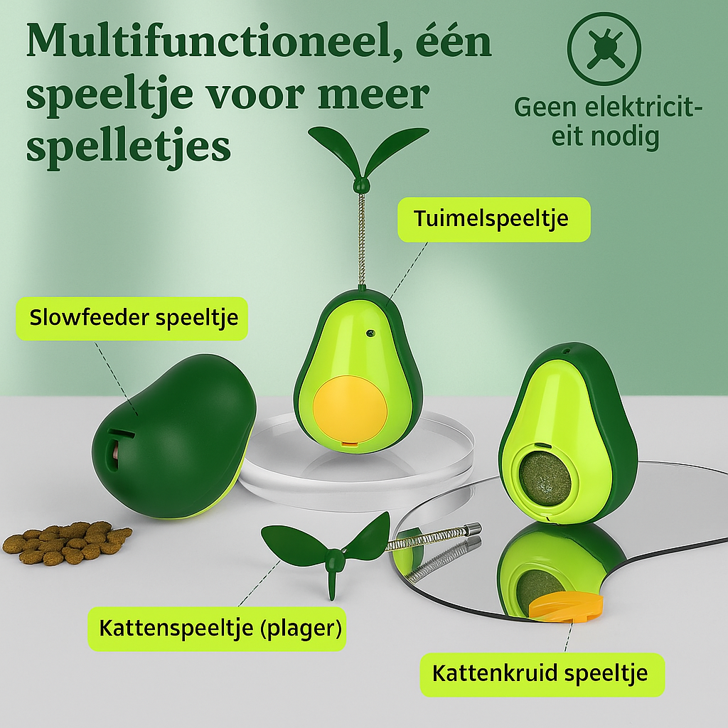 Catnip voedingsspeeltje met munt