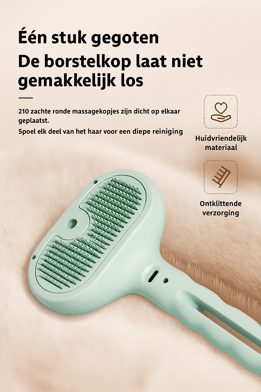 Professionele wellness stoomborstel SteamPro