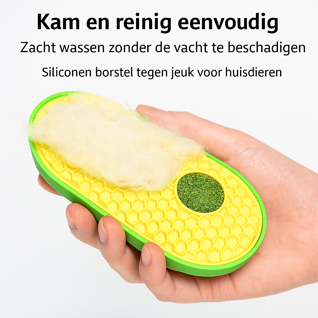 Zelfkrabber voor katten met kruid