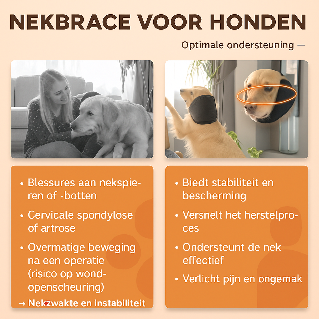 Ondersteuningshalsband nekblessure of operatie