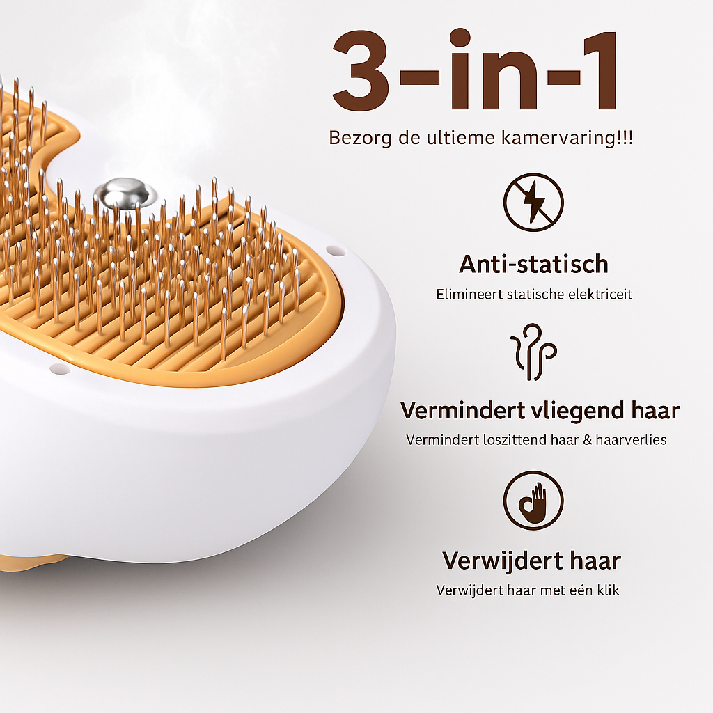 Professionele wellness stoomborstel SteamPro