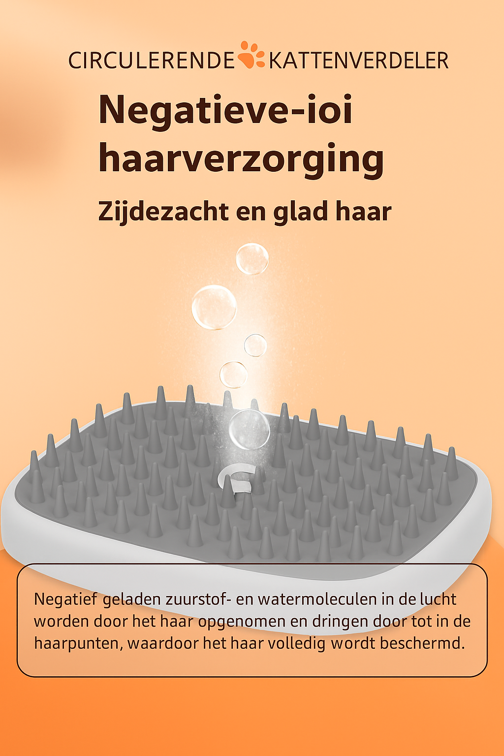 Professionele massage stoomborstel