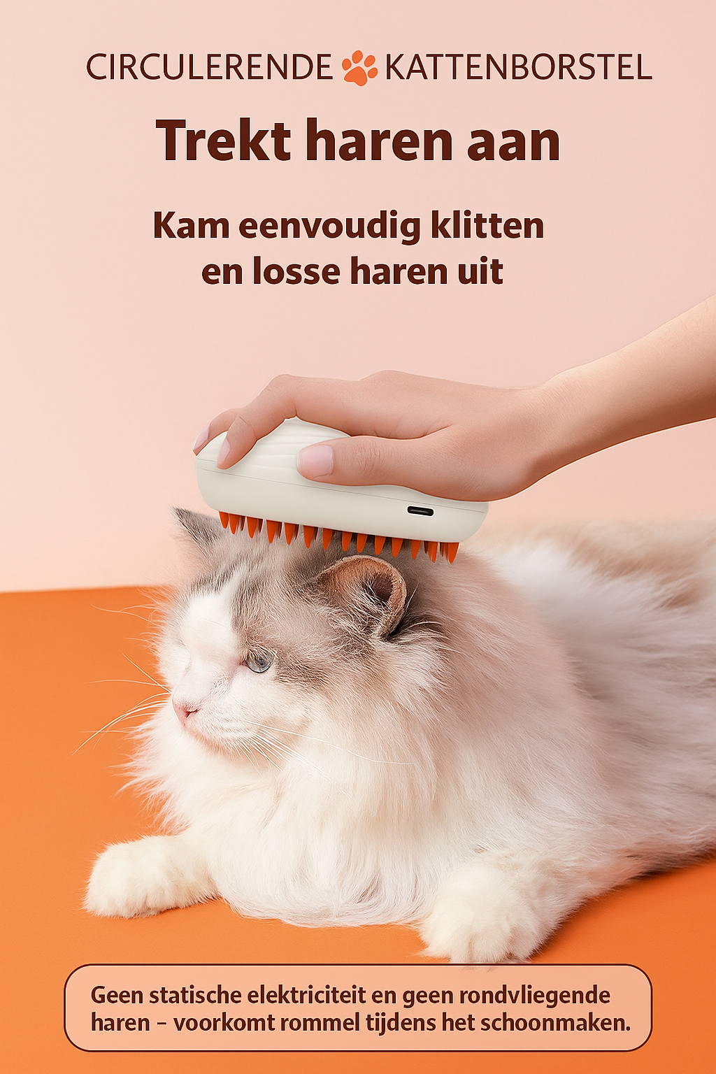 Professionele massage stoomborstel