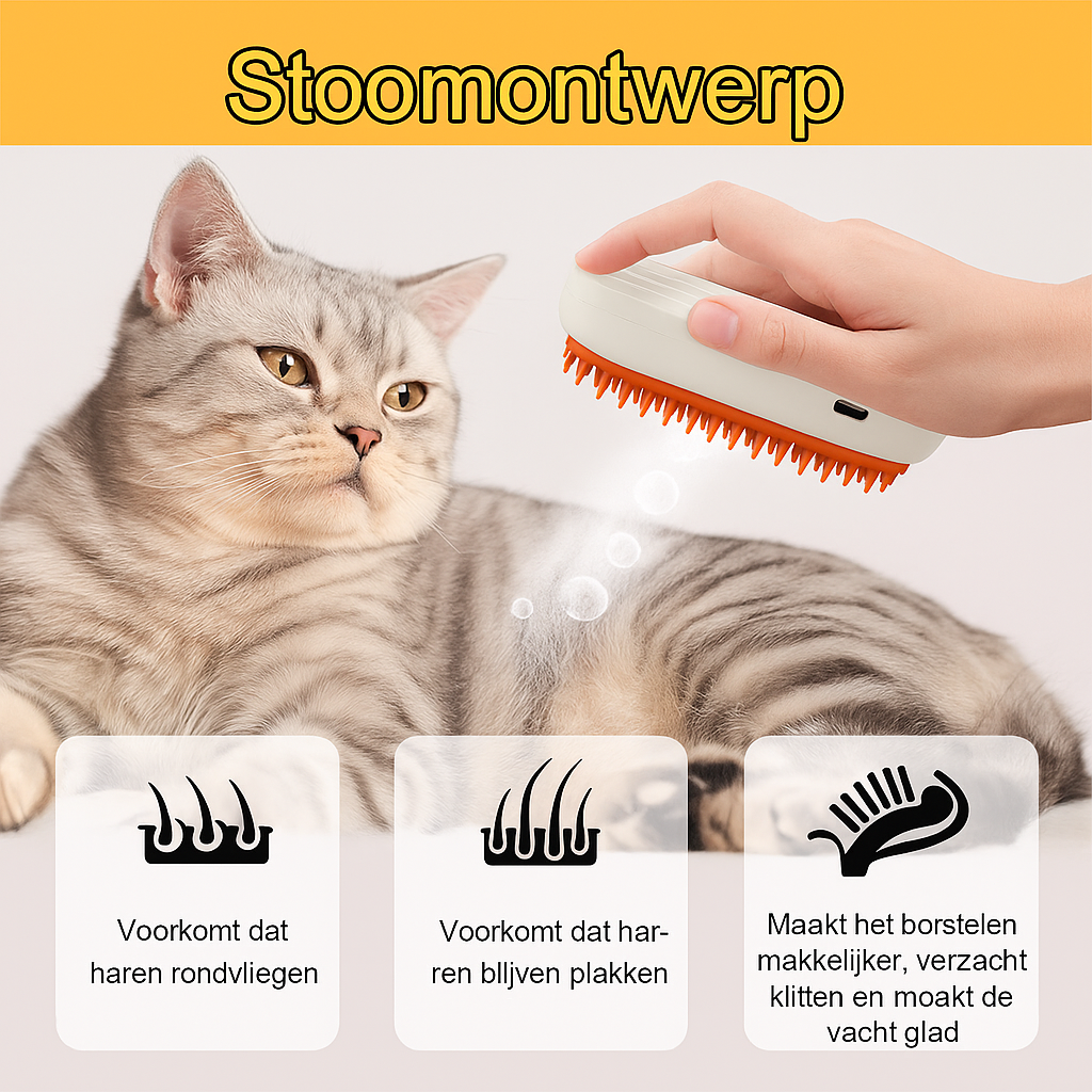 Professionele massage stoomborstel