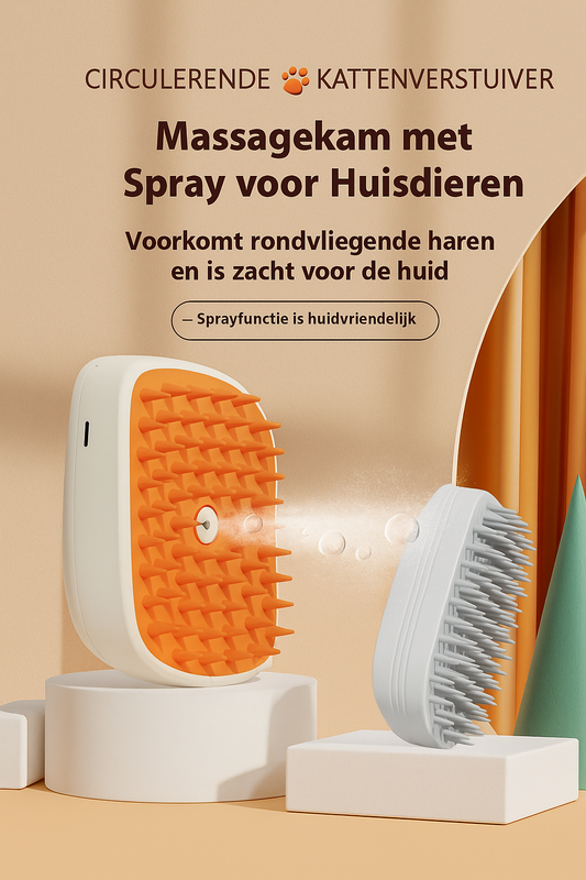 Professionele massage stoomborstel