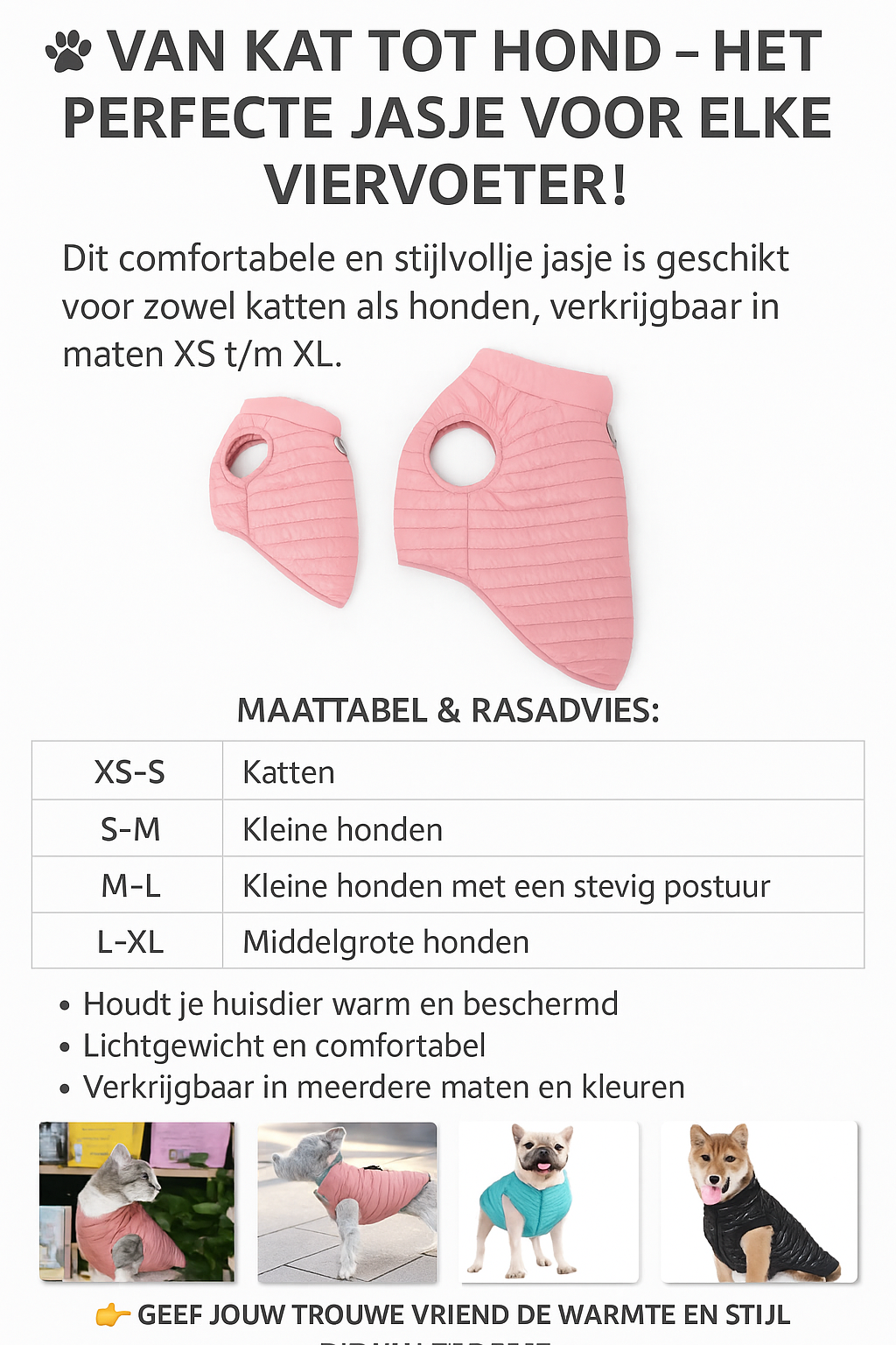 NIEUWE COLLECTIE! Warme winterjasjes in verschillende kleuren