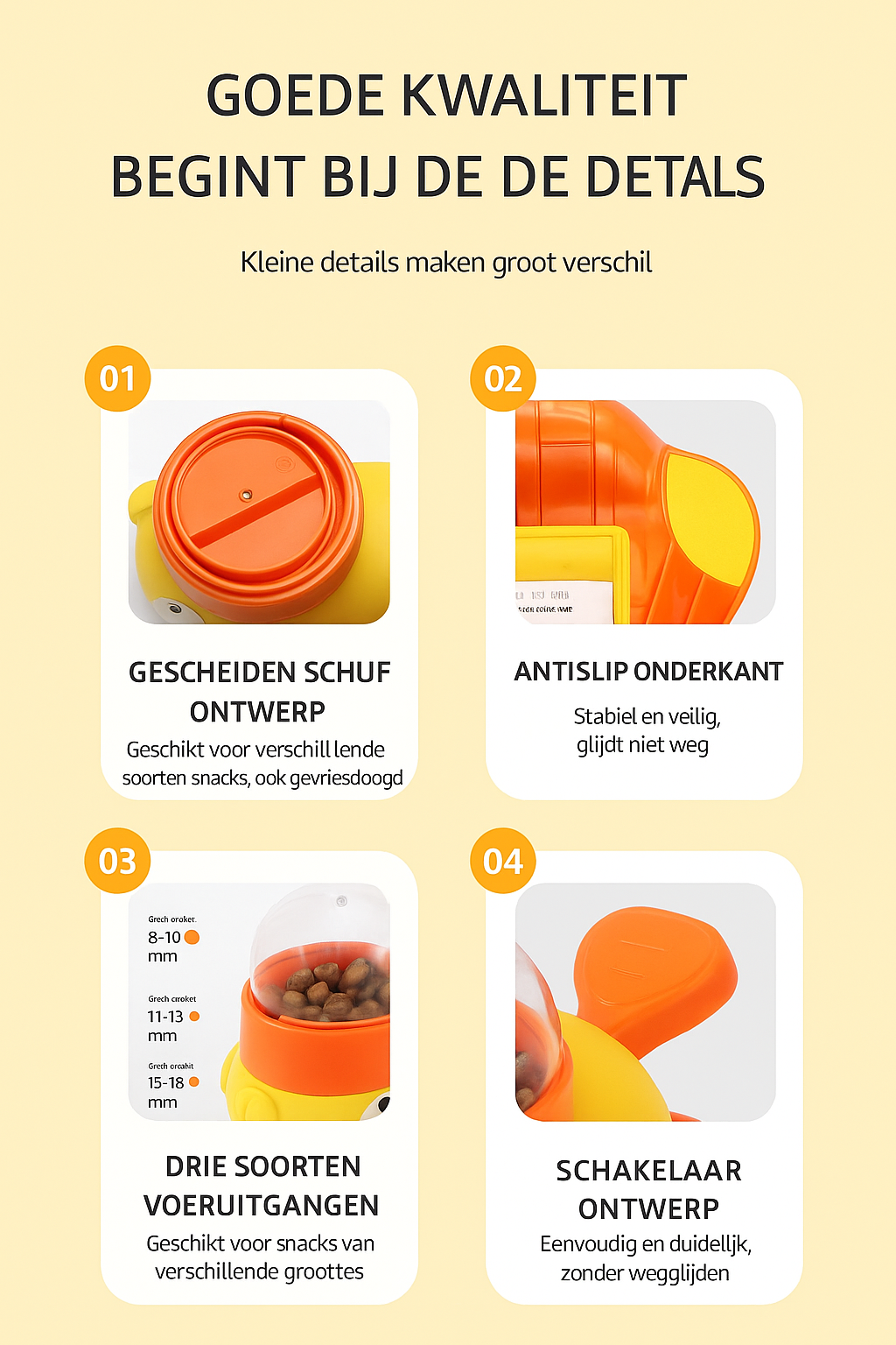 Interactieve snoepjespuzzel voor trainen of verveling