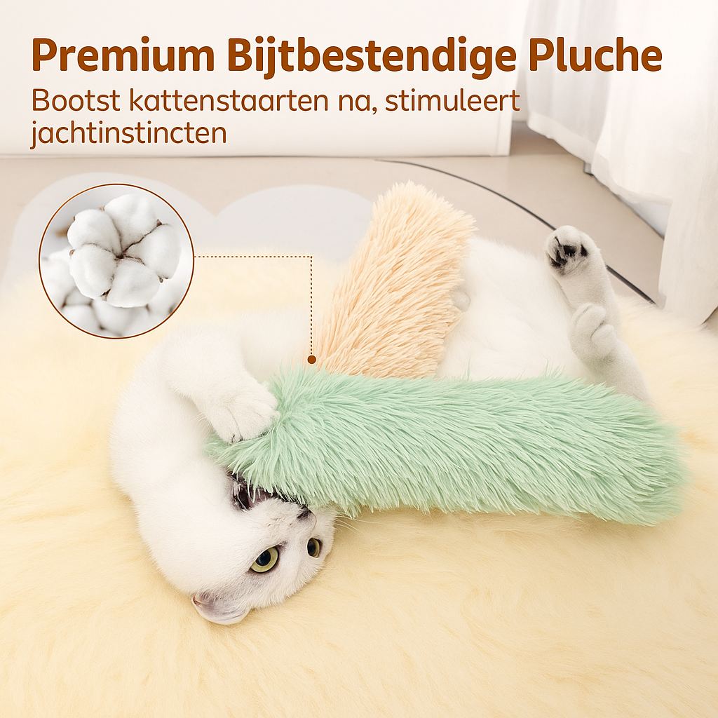 Kattenstaart speeltje anti-stress