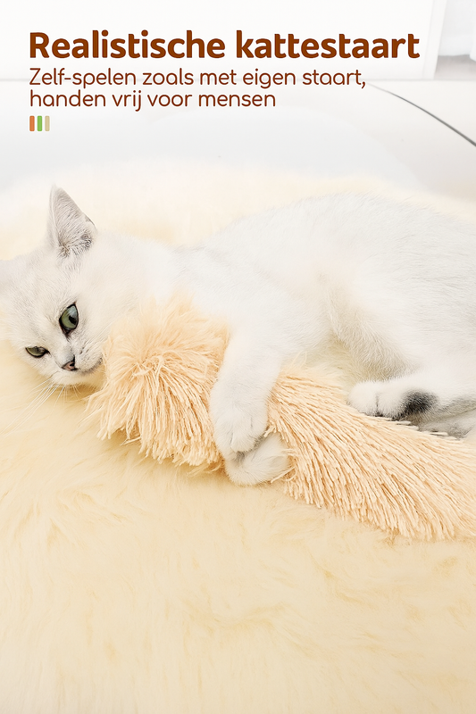 Kattenstaart speeltje anti-stress
