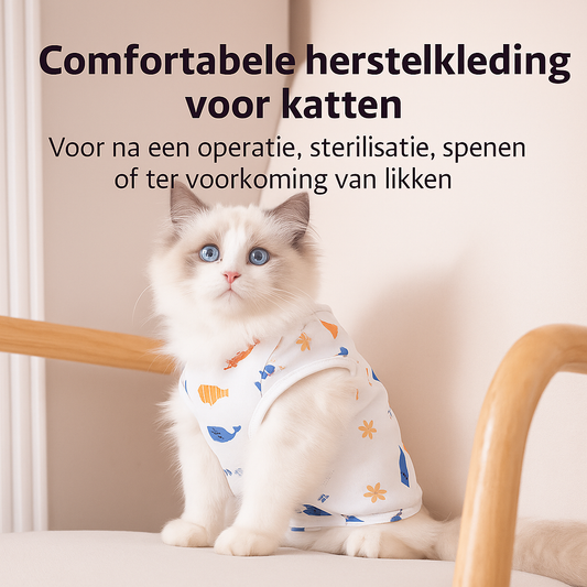 Sterilisatie truitjes voor katten (verschillende kleuren)